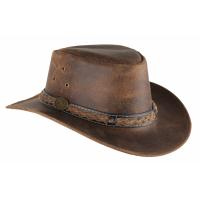 LEATHER HAT WILLIAMS BROWN