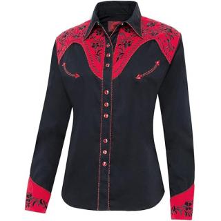 WOMEN'S EMBROIDERED DOLLY SHIRT 